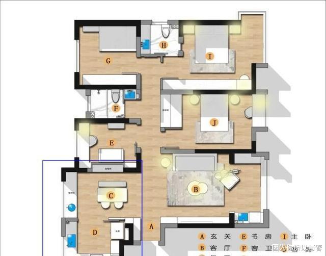 大面积厨房可以“任性”，设中岛台+餐桌，空间一分为二双厨双全