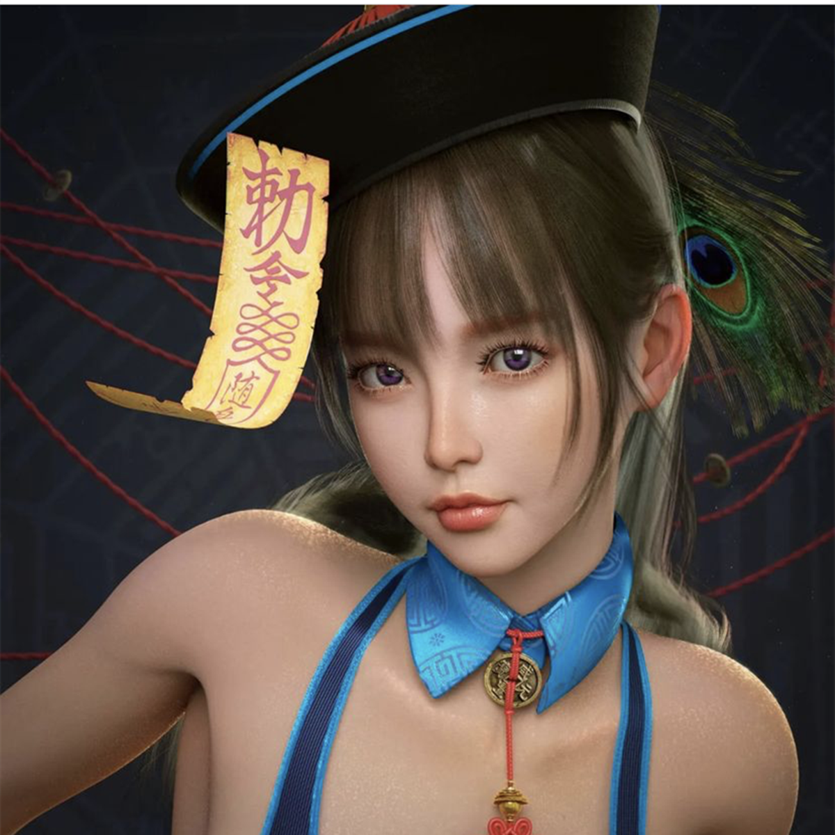 漫画|高水准的3D动画人物，黑发不一定都是亚洲女孩，但审美是很正常的