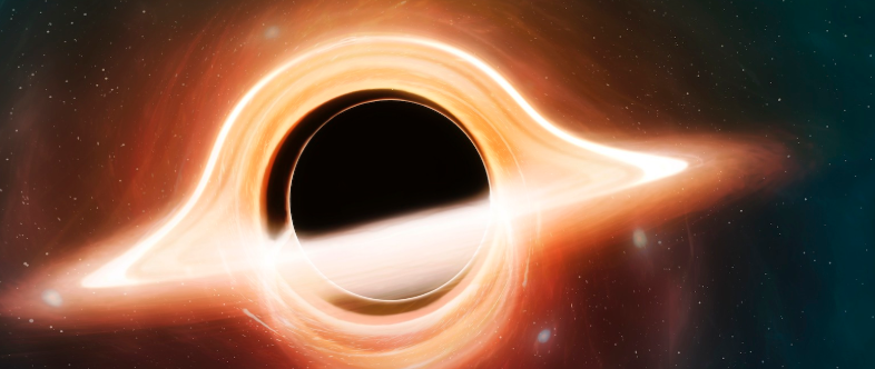 宇宙哈哈镜：黑洞扭曲光线形成多张镜像图像，真的好看！