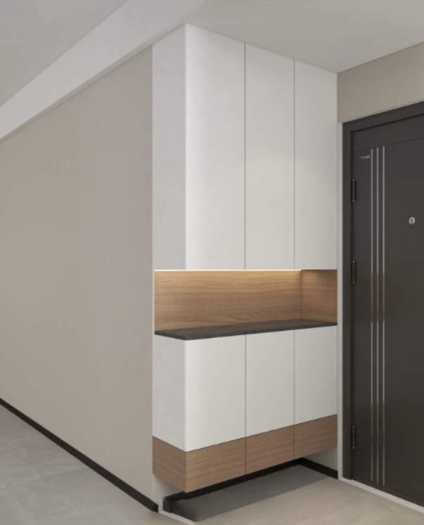 56平米老破小,爆改小三居。