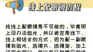 网上配的眼镜靠谱吗？