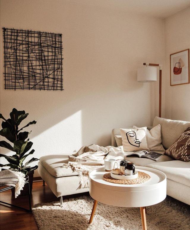 木色温柔，白色优雅，令人愉悦的视觉冲击力，让家更明亮