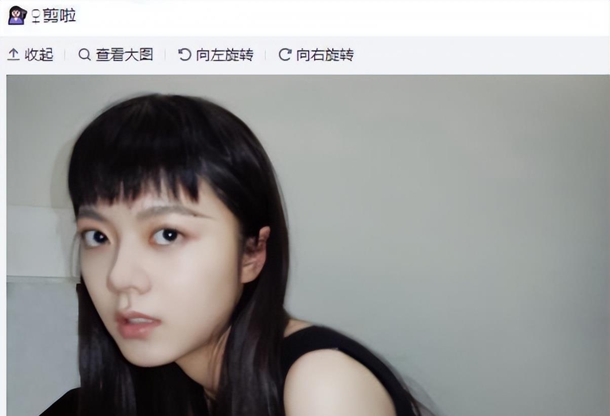 赵今麦 漂亮妹妹眉上刘海的新发型好元气！赵今麦的颜值没的说
