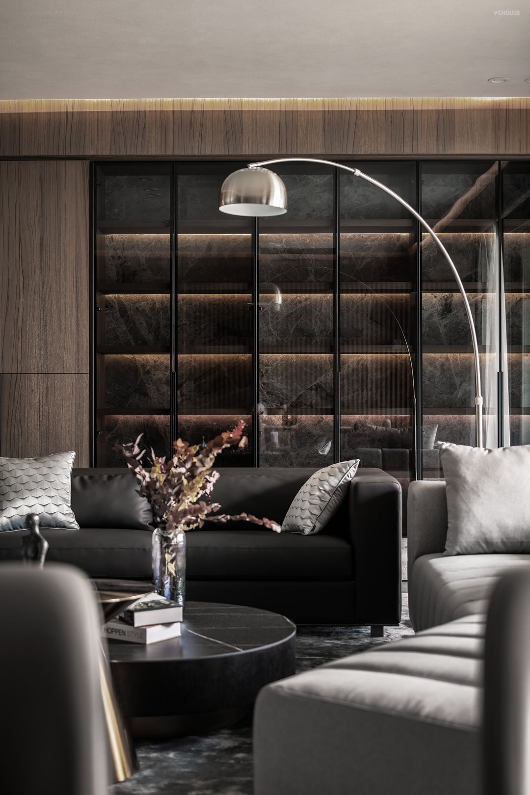 179平的三居室,用现代的工业风,打造高质感的家居空间