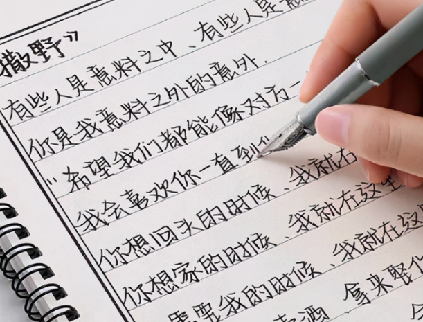 考试|初中生自创“栅栏”字体，笔笔直挺不拐弯，老师看了也“蒙圈”