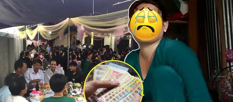 越南大妈误以为中了400万,借3万块请全村人吃大餐后才发现看走眼