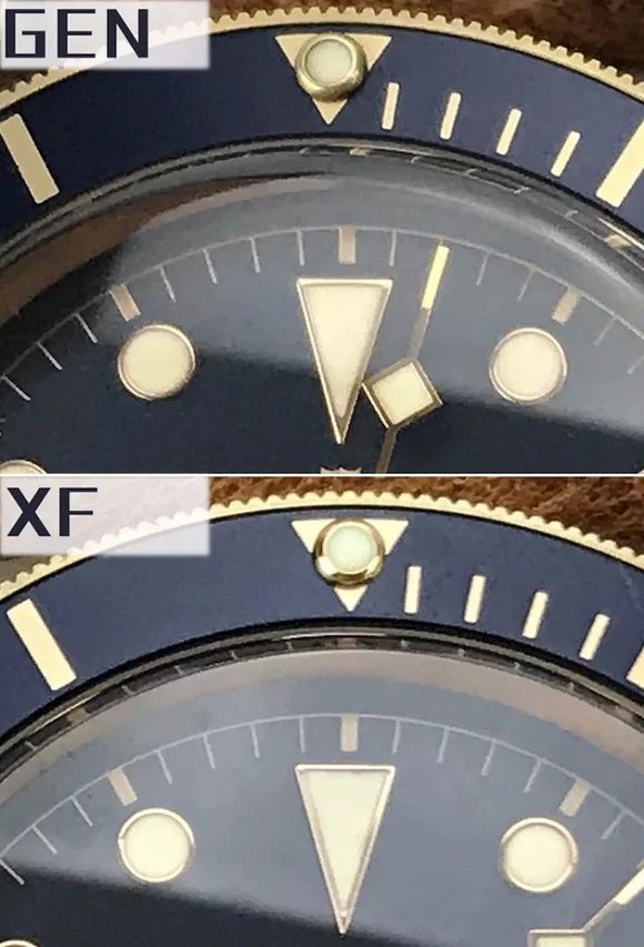 tudor XF厂帝舵蓝铜花正品细节对比评测