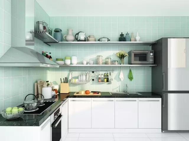 厨房收纳还可以不用吊柜的？邻居家这样设计，实用又不占空间