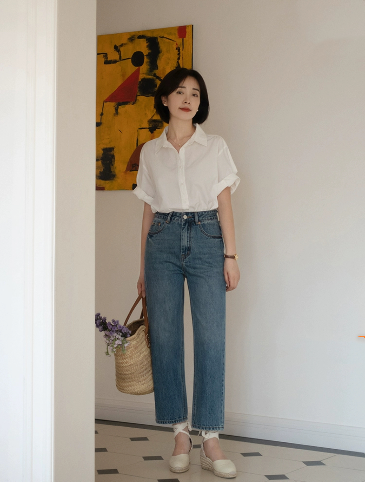 穿衣搭配 看了这个短发女人打扮,我明白了:原来40岁女人也可以不当老阿姨