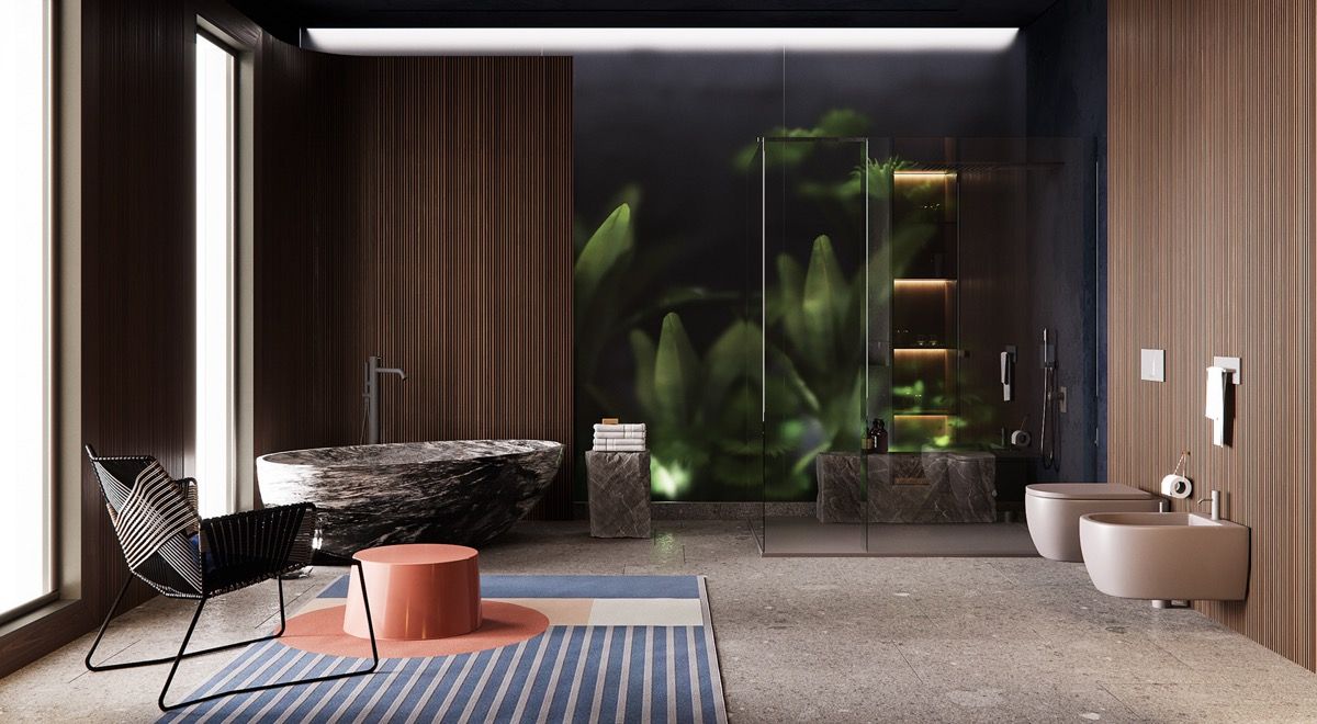 【作品赏析】可帮助您的51 浴室美学设计