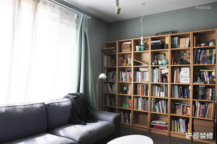 91平的家，既拥有复古元素又融入工业风，多变的空间好适合年轻人