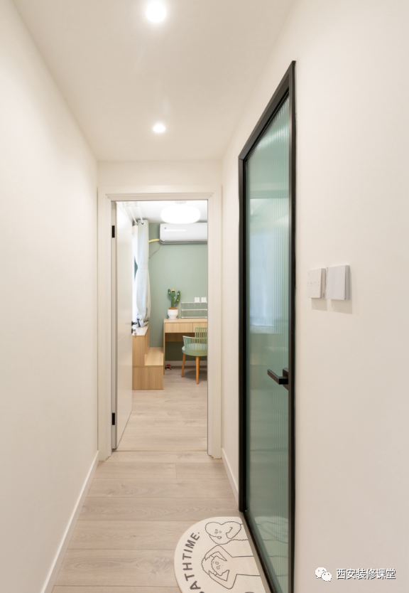 90㎡两室婚房,客卧互换成就开放厨房