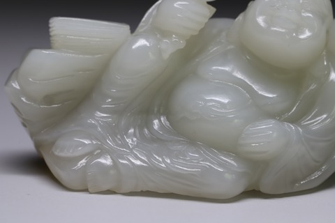 弥勒佛|和田玉籽料“洒金皮 弥勒佛”