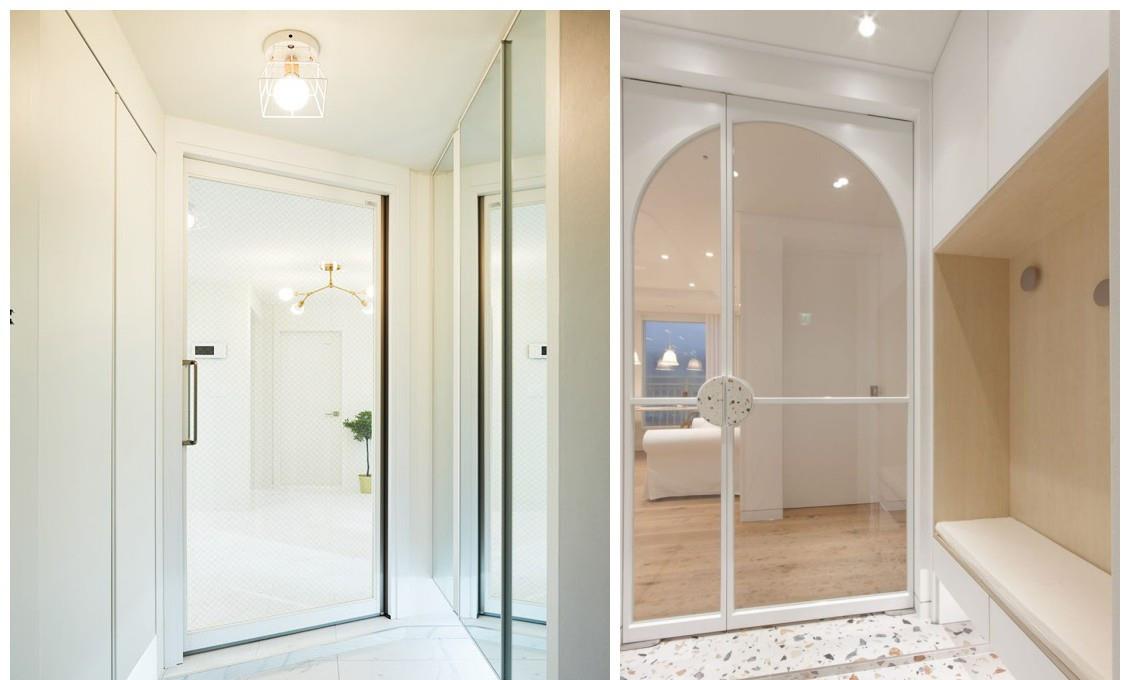 有条件我也想将玄关做成封闭式，“钻石型”入户干净清爽全靠它！