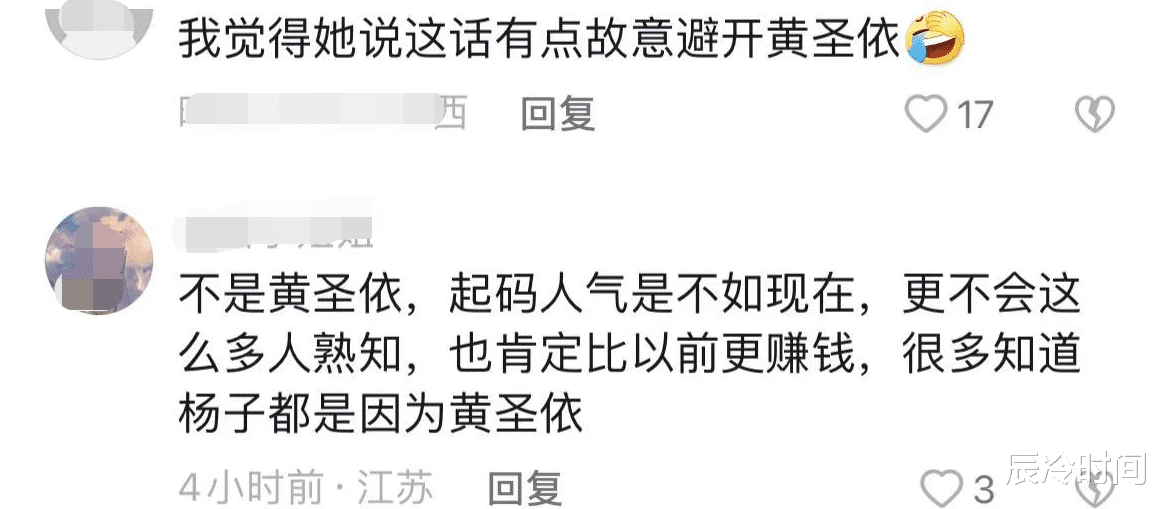 杨子|杨子侄女被指故意避开黄圣依,评论区遭质疑,被扒仍称陶虹是三妈