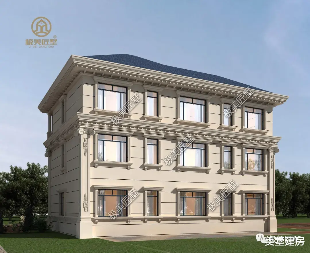 回老家建房,建栋这样的简欧风,格调满满,无人不夸!