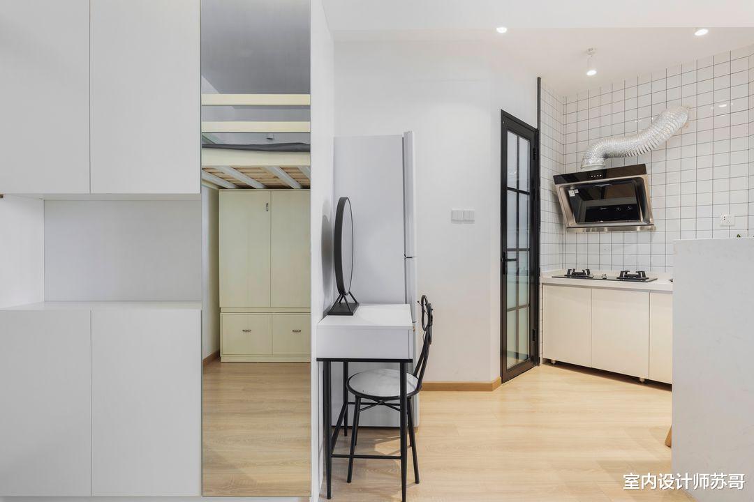 爆改24平方米独居空间,用美式风情勾勒,打造一人居