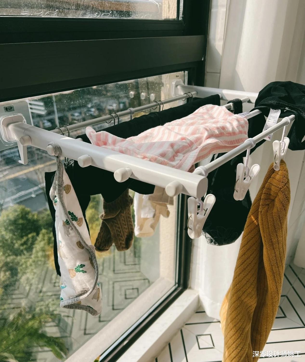 谁说晾衣一定要在阳台,我看只要学7个小法子,晾晒问题照样得以解决