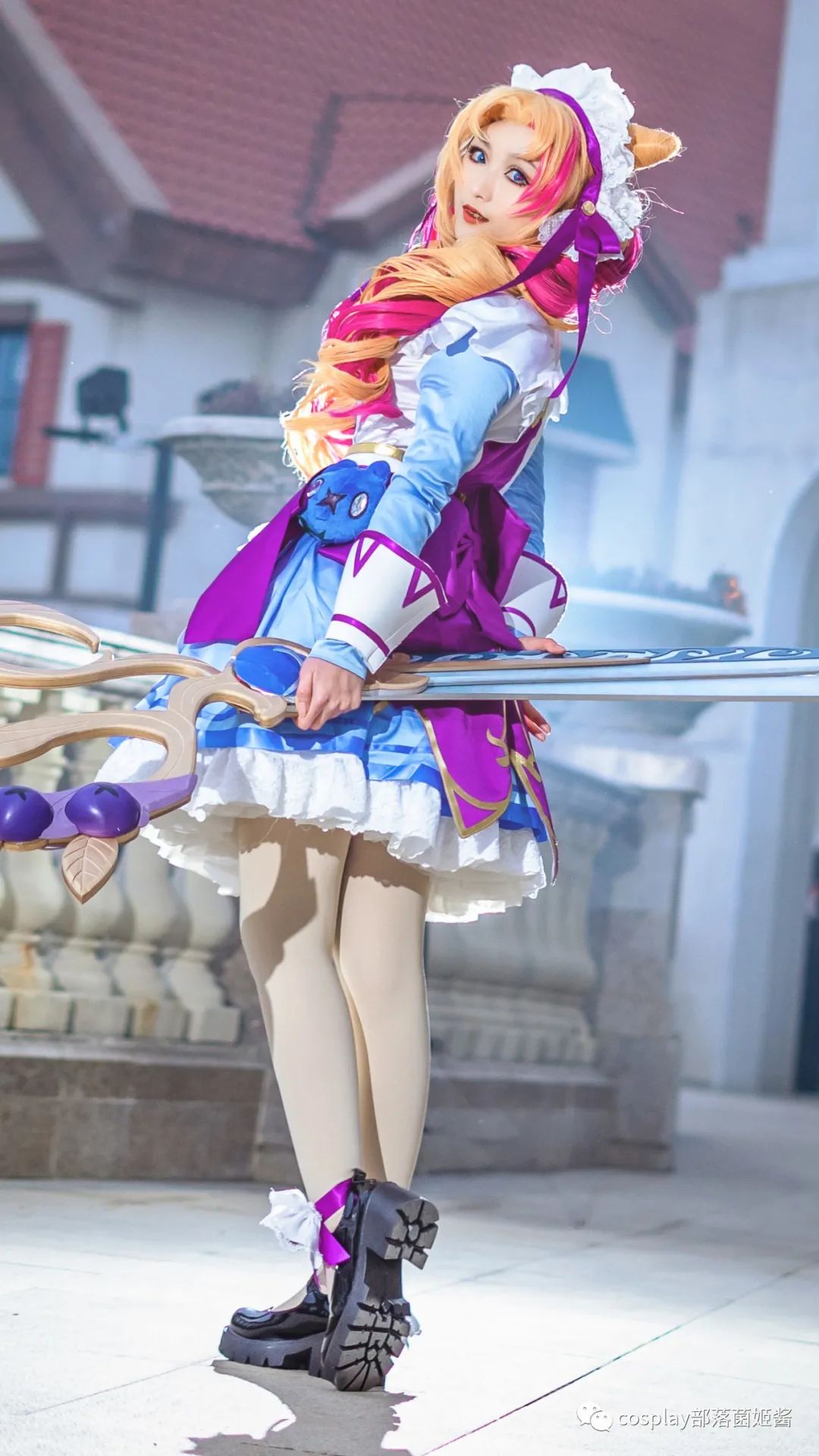 |cos:英雄联盟咖啡甜心皮肤格温cos正片@?鱼紫