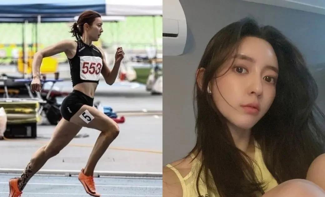 李英爱|韩国田径女神激似李英爱爆红,仙女颜加腹肌身材美得犯规