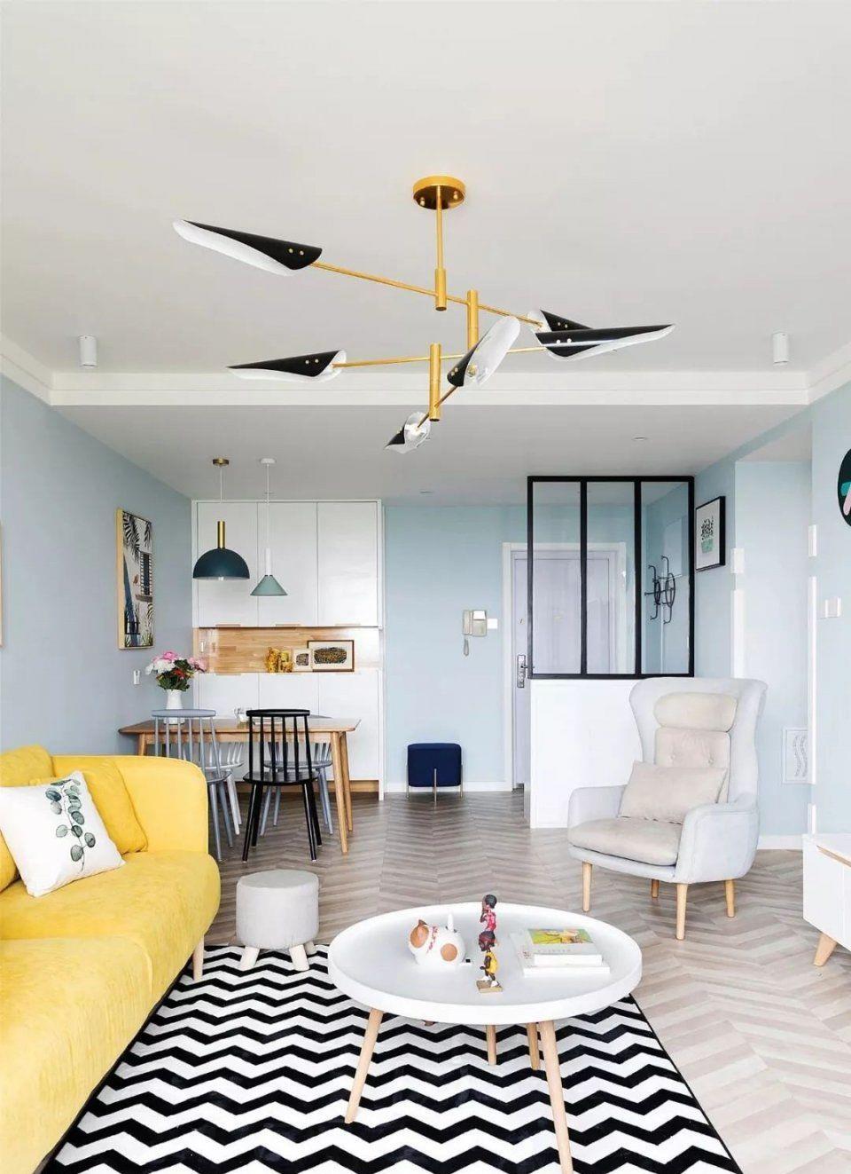 81㎡异形两居装出2个卫生间,格局配色都挑不出毛病,不信你看看