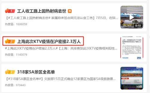 冲上热搜!深圳警方:30人被抓!上海KTV阳性密接2.3万人!
