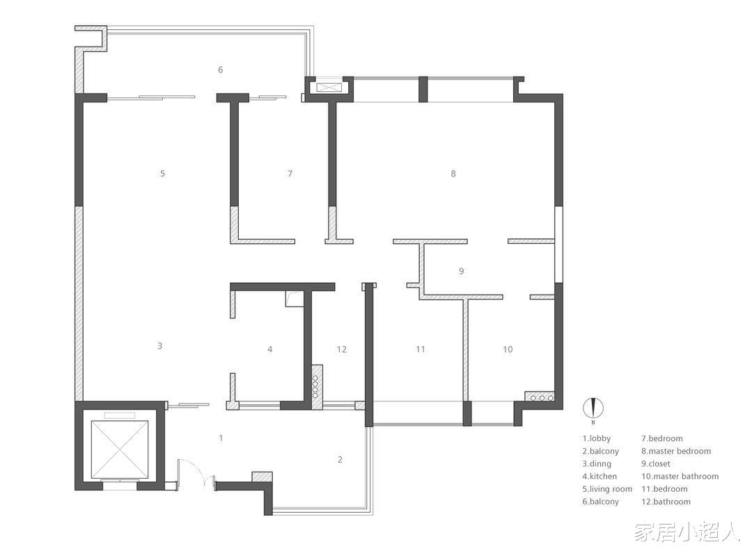 精英男士的家,对生活有着极高要求,家居空间也是独一无二