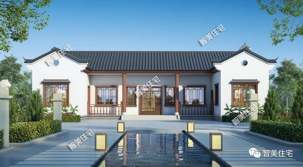 一层住宅也能带来大惊喜，中式风格设计，文化底蕴都蕴藏其中