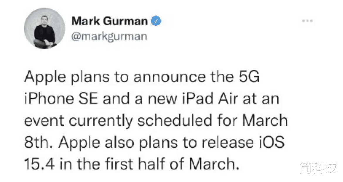 飞利浦·斯塔克|iPhone SE3 发布时间被曝光,还有 iOS 15.4 系统