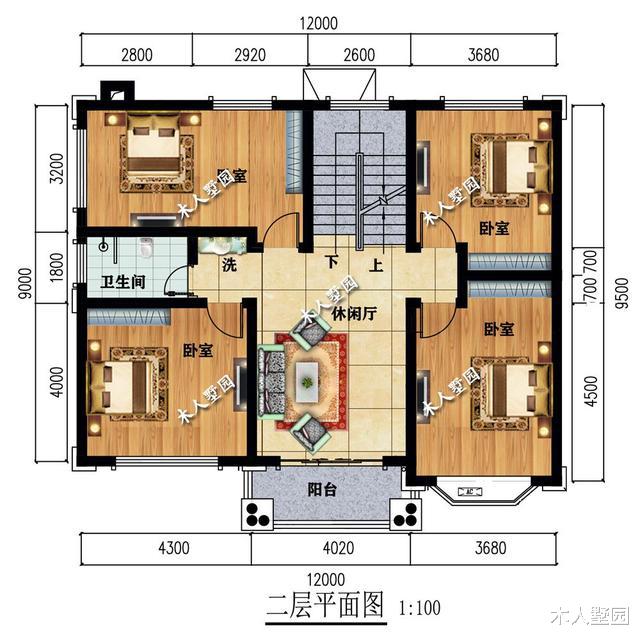 121平农村建房案例,9间卧室更实用,预计两个30万才能建一栋