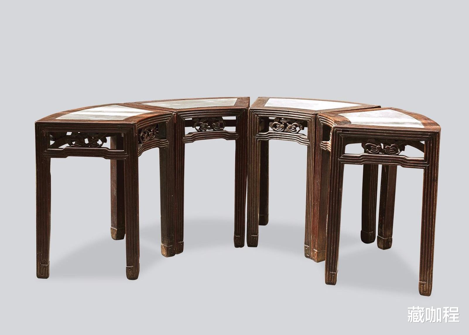 翡翠|南官、梳背椅不稀罕，扇面形黄花梨凳头一回见