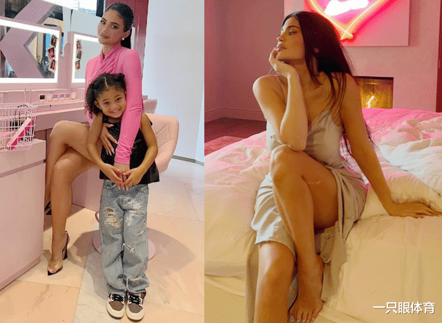 凯莉·詹娜|卡戴珊小妹赴欧洲,牵4岁女儿出街!身材太绝了,黑人男友陪同