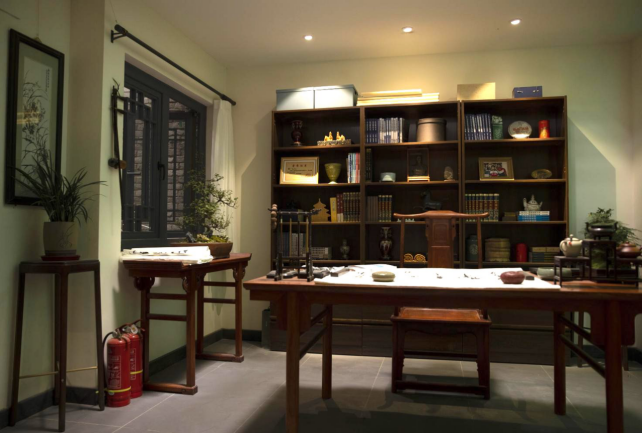 刘佩琦冬奥剧同款!龙顺成京作红木家具中式书房陈列赏析