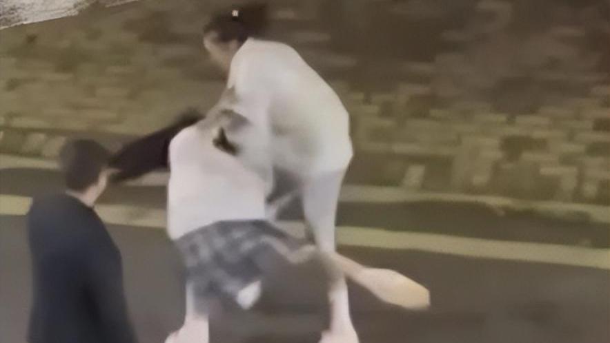 湖北女孩遭母亲当街殴打：围观同学瑟瑟发抖！引热议