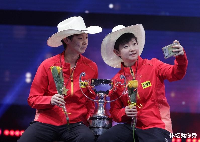 中国队|恭喜刘国梁！海产姐妹3-0夺冠，孙颖莎成大赢家，中国提前包揽5金