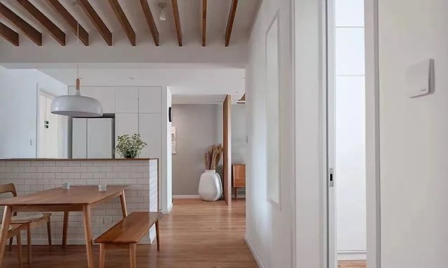 121㎡日式MUJI风3室2厅,好的设计就是处处有惊喜