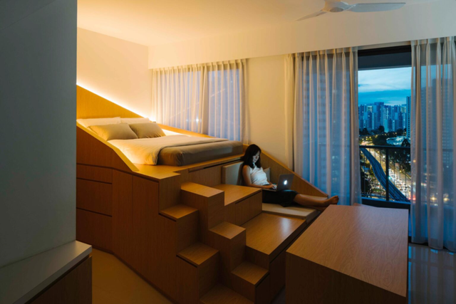 第一次见43㎡的房子,居然全屋都是收纳柜,比大户型还能装,晒晒