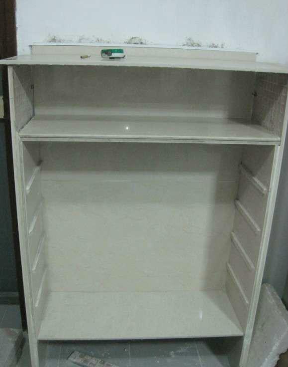 亲戚给我炫耀他家的瓷砖鞋柜，看完自己回家动手也做了一个