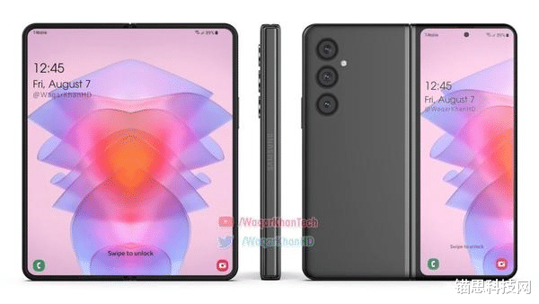 三星|三星首款巨屏晓龙8 Plus旗舰 Galaxy Z Fold4曝光