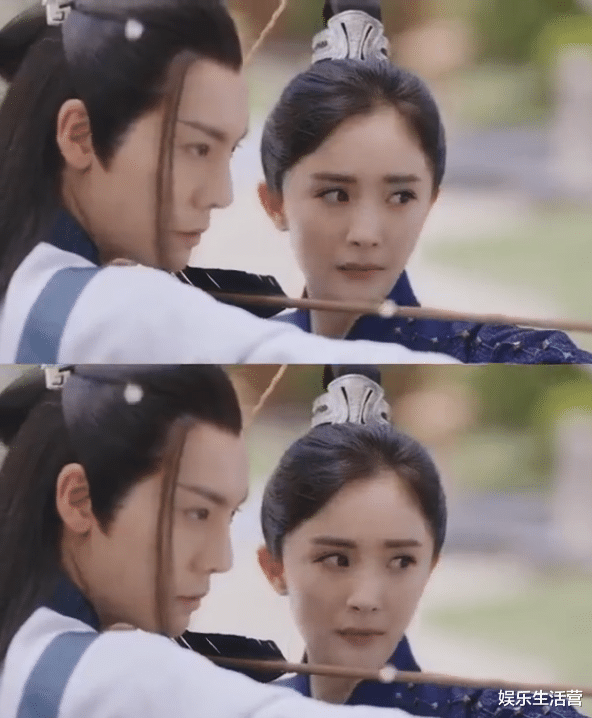 杨幂|杨幂晒射箭随拍，姿势潇洒十分专业，一看战绩，网友：笑不活了