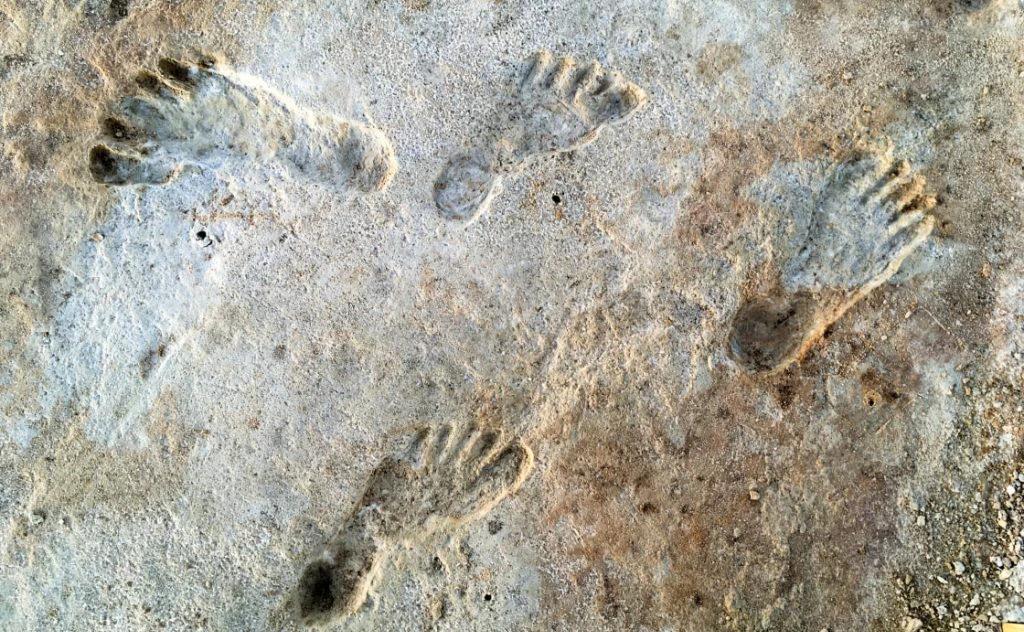 美国发现88个“鬼脚印”,1万年前留下,为何雨天出现晴天消失?