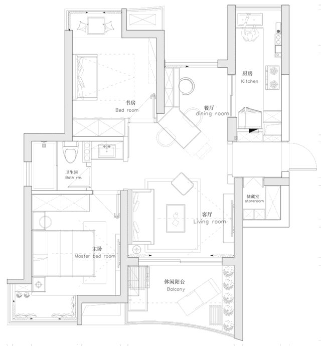 80㎡简约北欧,粉而不腻,恬淡浪漫,浪漫情趣又简约舒适
