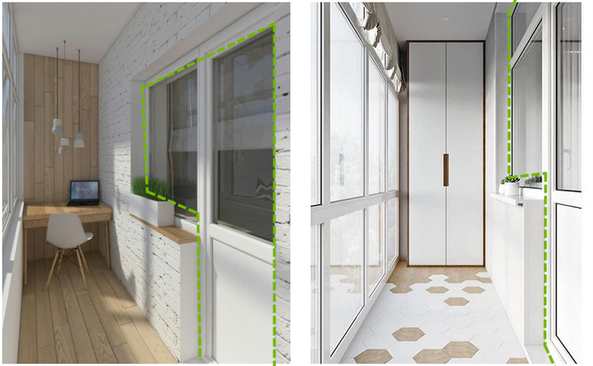 阳台上,这一堵不能砸的墙,4种设计,不是累赘,而是真的实用