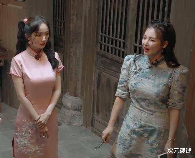 杨幂|有一种“差距”叫张雨绮与杨幂！同穿旗袍，“号”却差了好几个