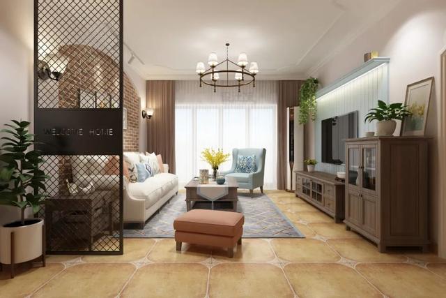 客厅连着餐厅的那面墙,可以怎么装?