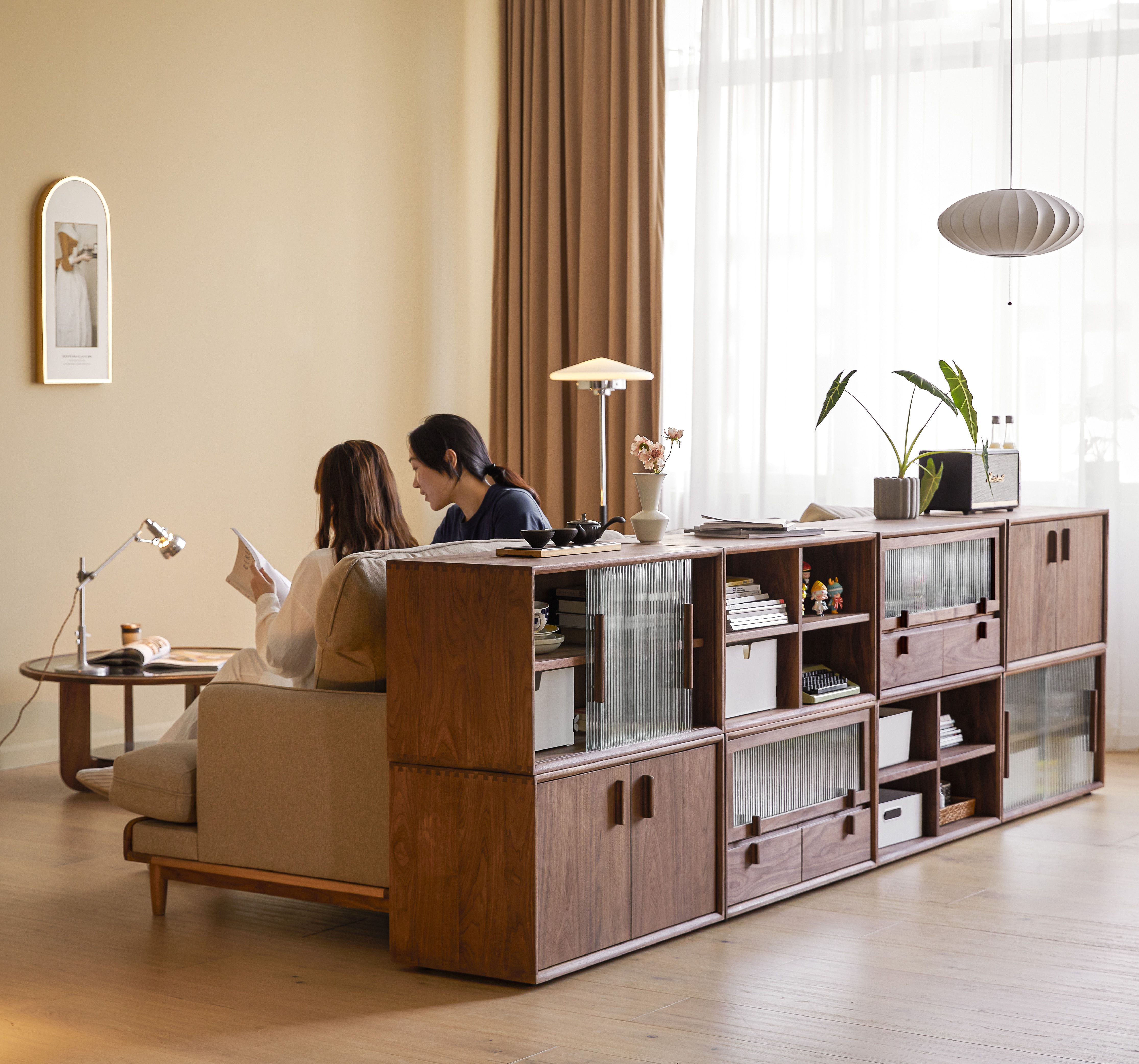 家居布置就像玩乐高,这套组合柜可以封神了