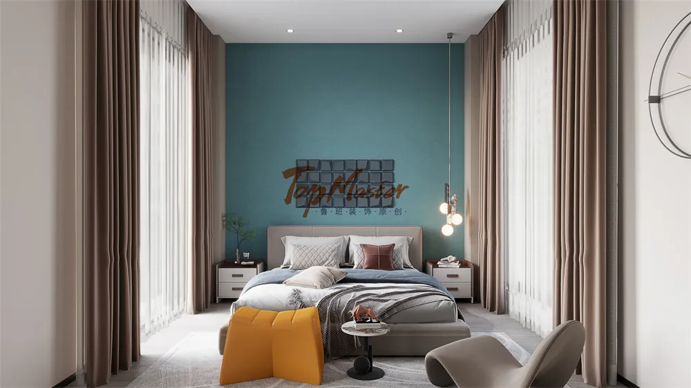 【鲁班装饰】山语桃园350㎡现代轻奢,感知生活的温度