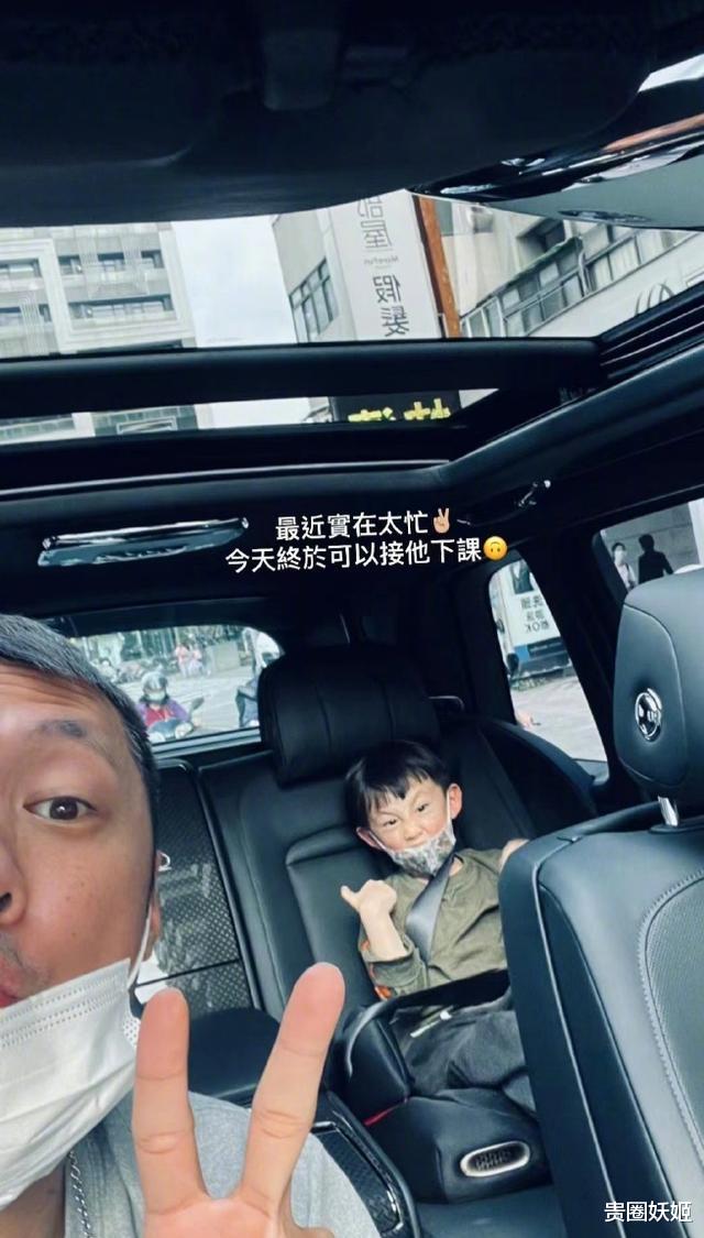 余文乐|余文乐与儿女近照,儿子高高瘦瘦超帅,妹妹越长越好不像早产儿