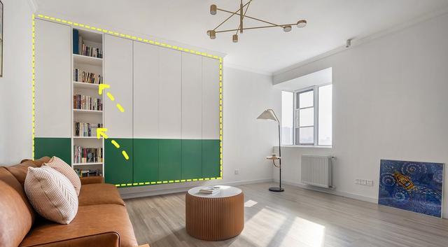 装餐边柜,传统落地式看不上了,悬空50公分,壁挂红砖墙上,省地