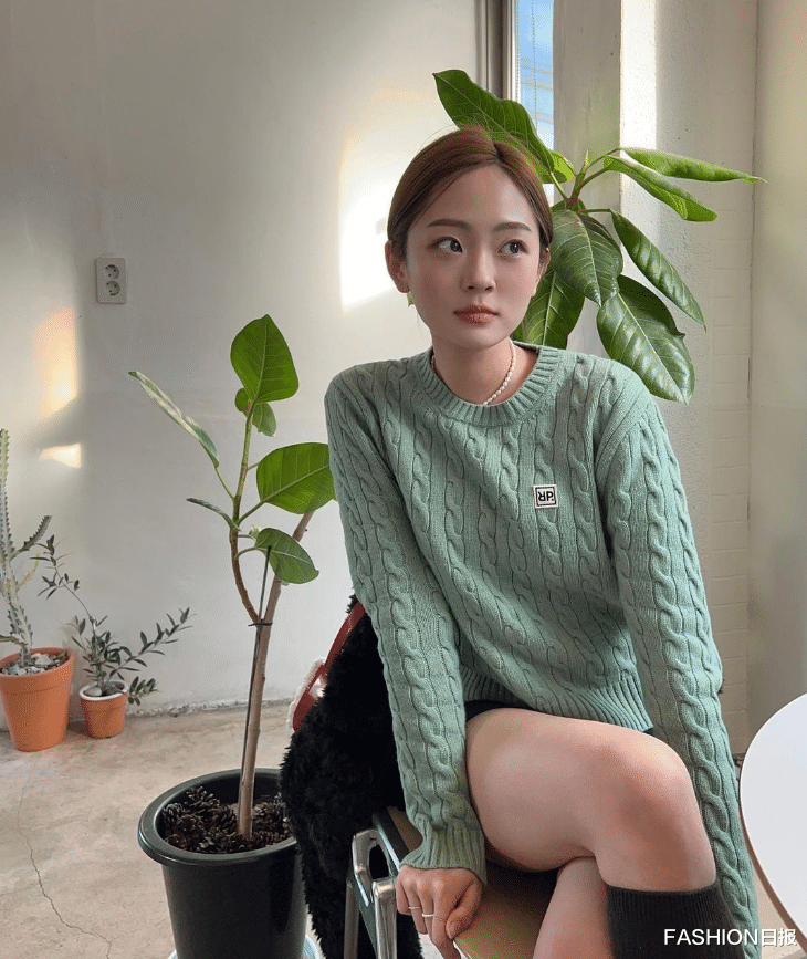 短发 韩国ins博主风格百变 复古运动风格的短发元气少女